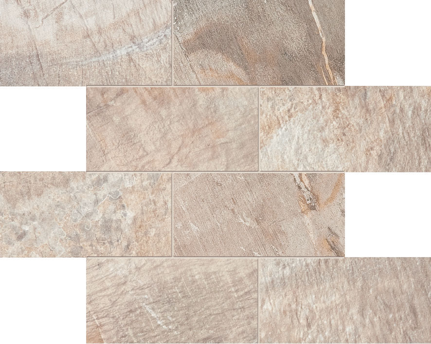 ABK Fossil Stone Beige Naturale Stone Beige FSN03115 natur 30x30cm Mosaik Muretto 8,5mm