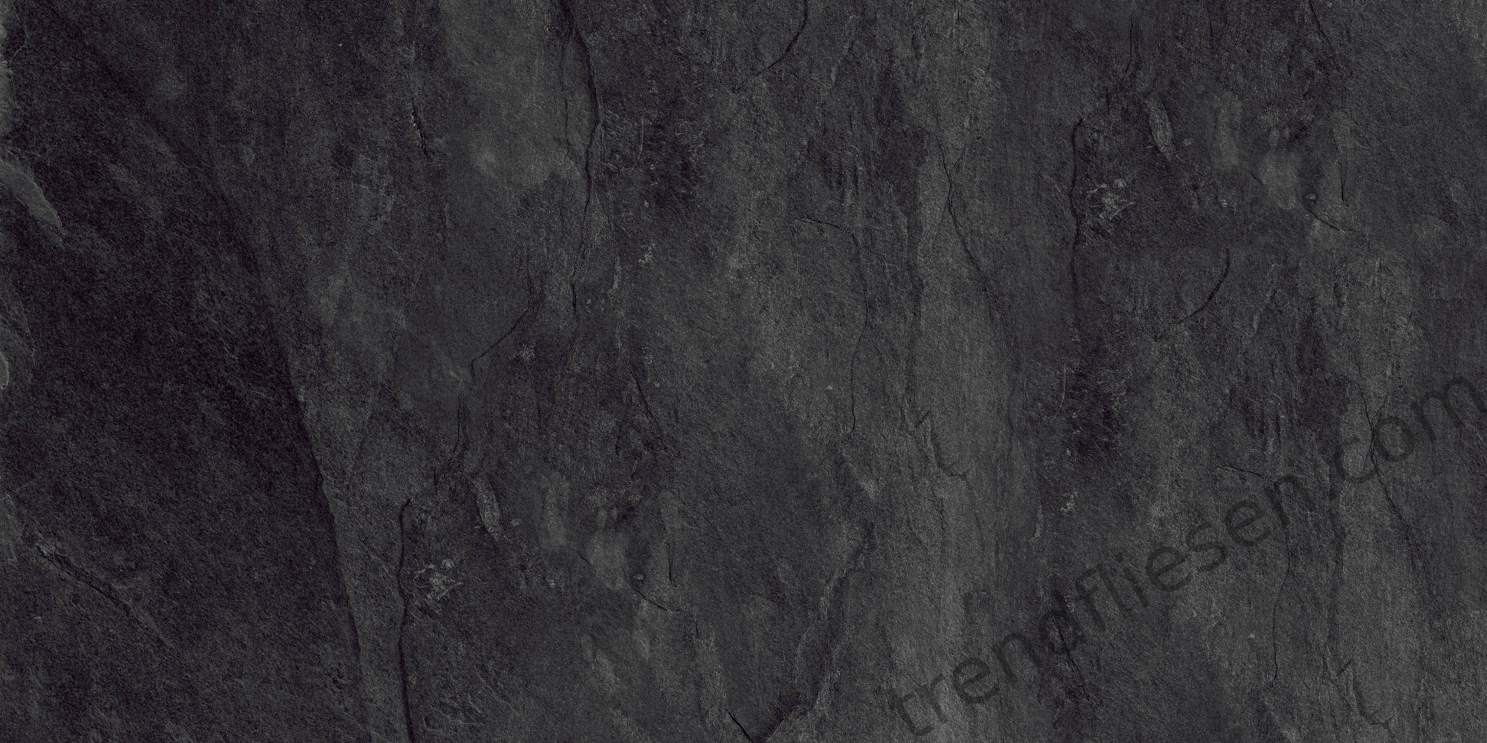 Super Hard Keramik 3 cm Slate Black 000251RET natur 40x80cm rektifiziert 30mm