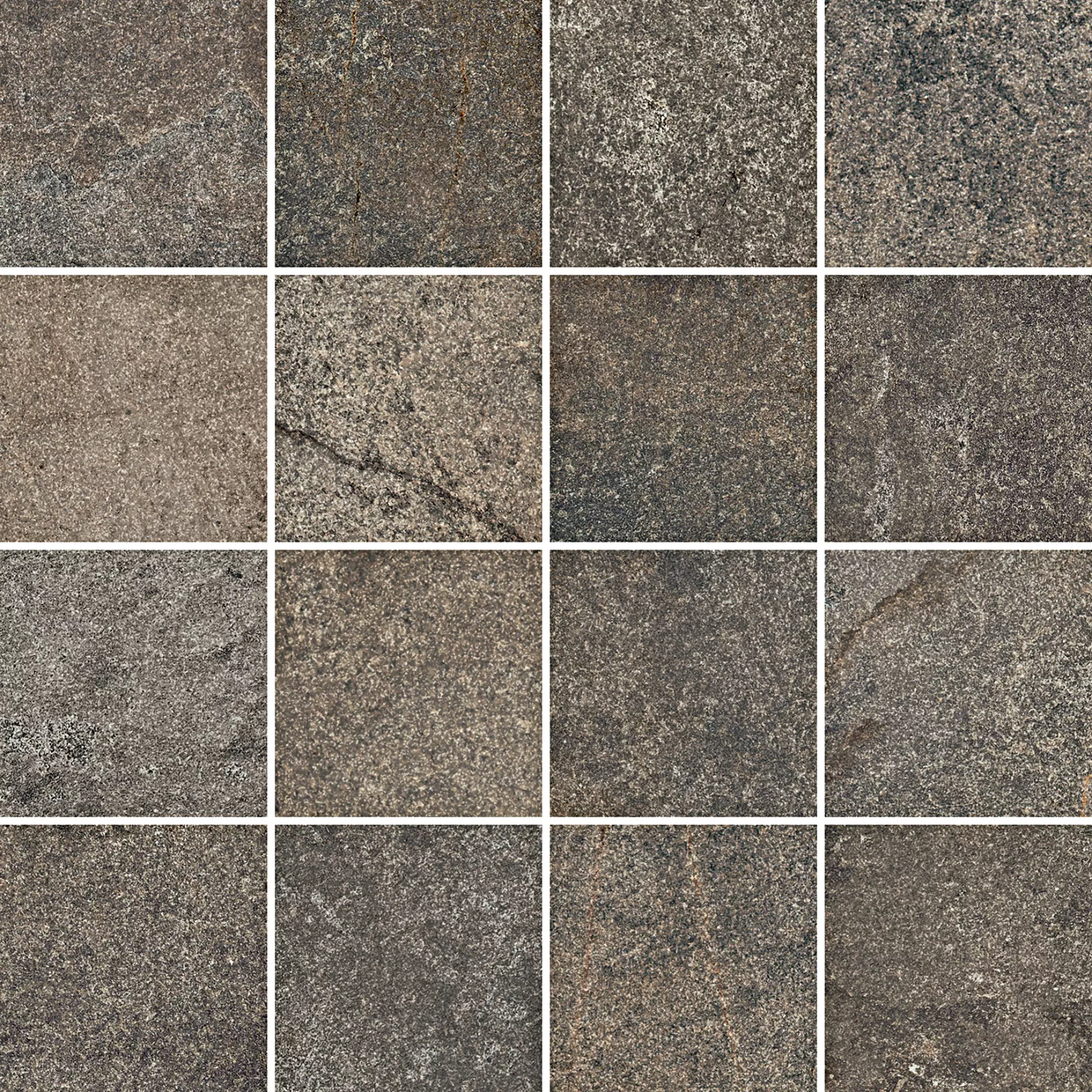 Panaria Pierre Des Reves Charme Antibacterial - Naturale Mosaic 16 Pezzi PGZP880 30x30cm rectified 9,5mm