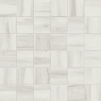 Imola Kuni Bianco Natural Strutturato Matt Mosaic 155795 30x30cm rectified 10mm - MK.KUNI 30W