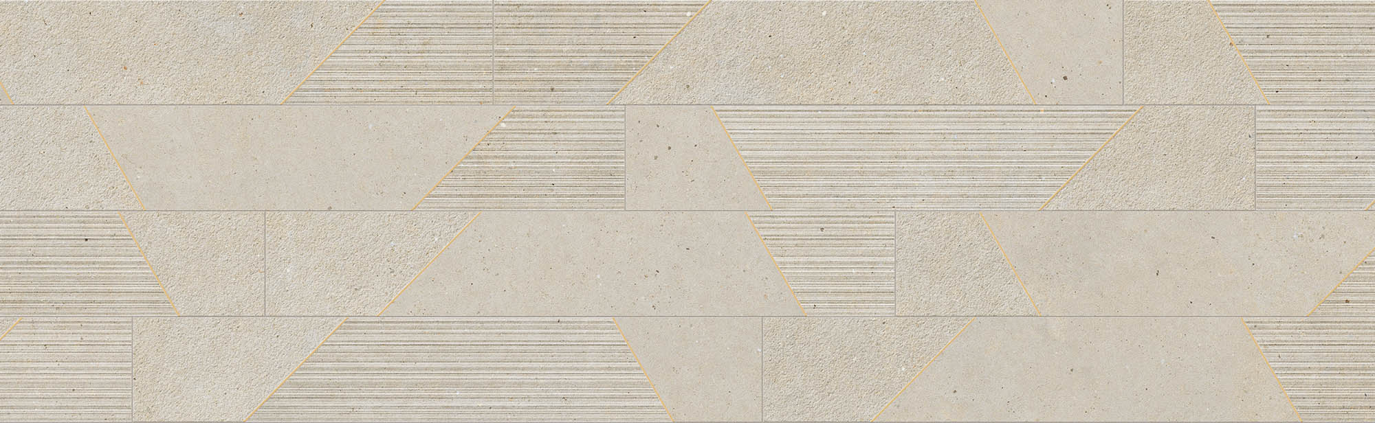 Bodenfliese,Wandfliese Italgraniti Silver Grain Beige Mix Superfici Beige SI02EAMB 20x120cm Bordüre rektifiziert 9mm