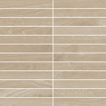 Bodenfliese,Wandfliese Villeroy & Boch Oak Park Crema Matt Crema 2135-HR10 matt 30x30cm Mosaik (2,5x15) rektifiziert 11mm