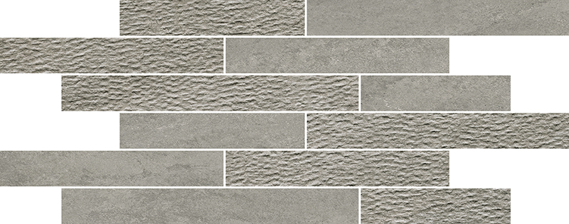 Novabell Norgestone Light Grey Naturale Light Grey NST116N natur 30x60cm Muretto Mix 9mm