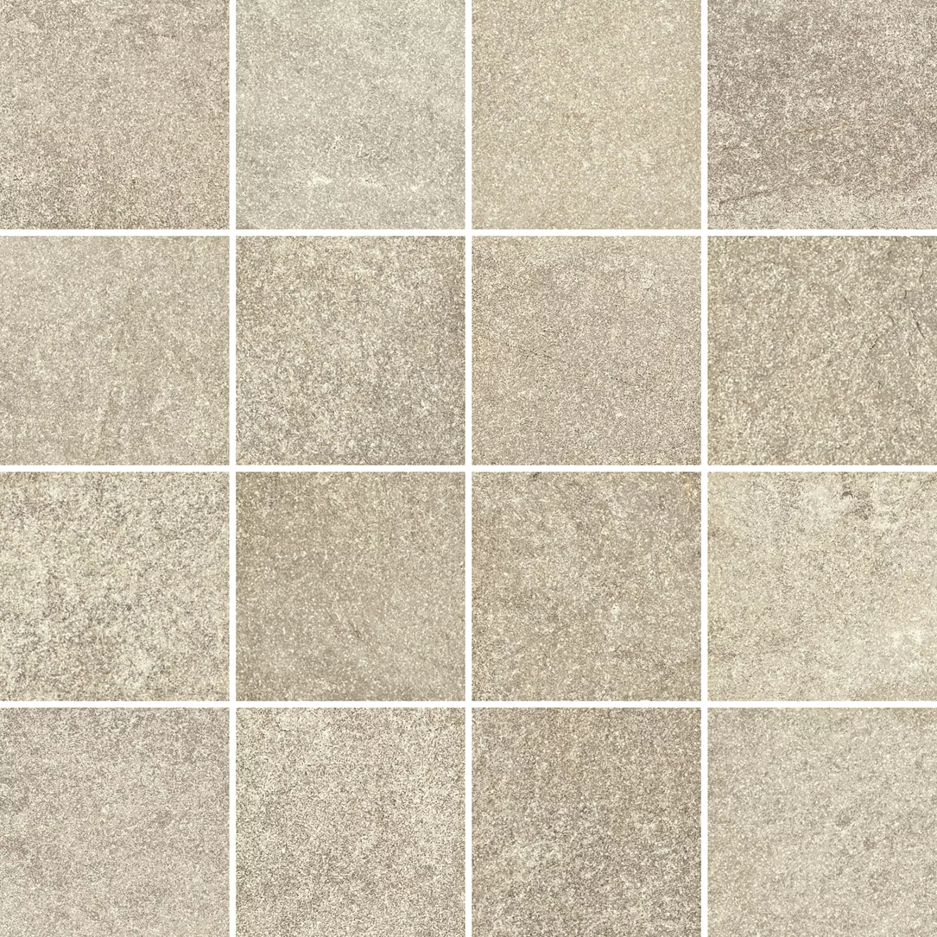 Panaria Pierre Des Reves Aurore Antibacterial - Naturale Mosaic 16 Pezzi PGZP850 30x30cm rectified 9,5mm