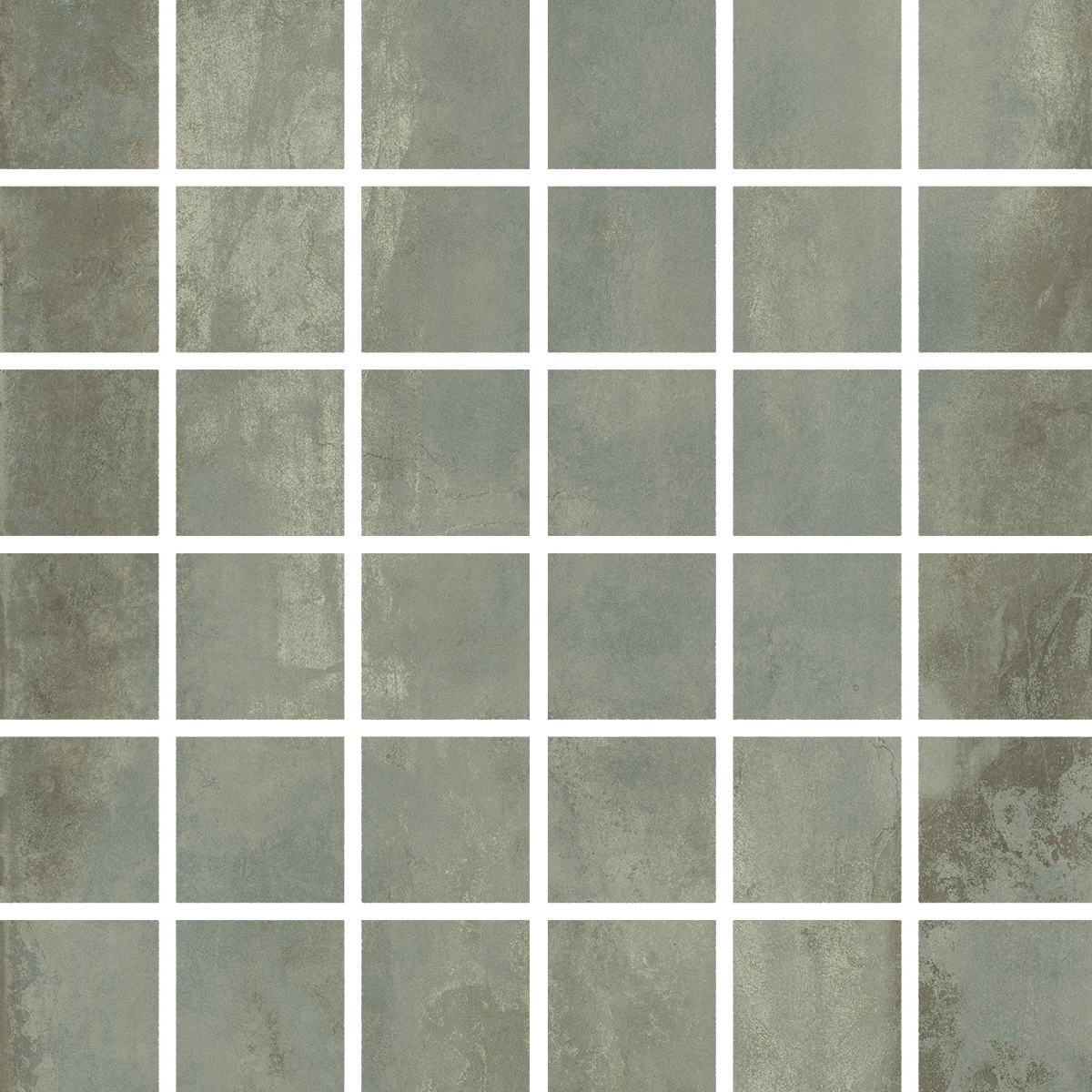 Bodenfliese,Wandfliese Alfalux Crossover Grey Naturale Grey 7279791 natur 30x30cm Mosaik 3 9mm