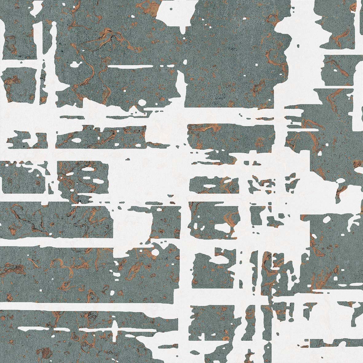 ABK Poetry Decor Paint Verdigris Naturale Decor Lines PF60010670 20x20cm 8,5mm