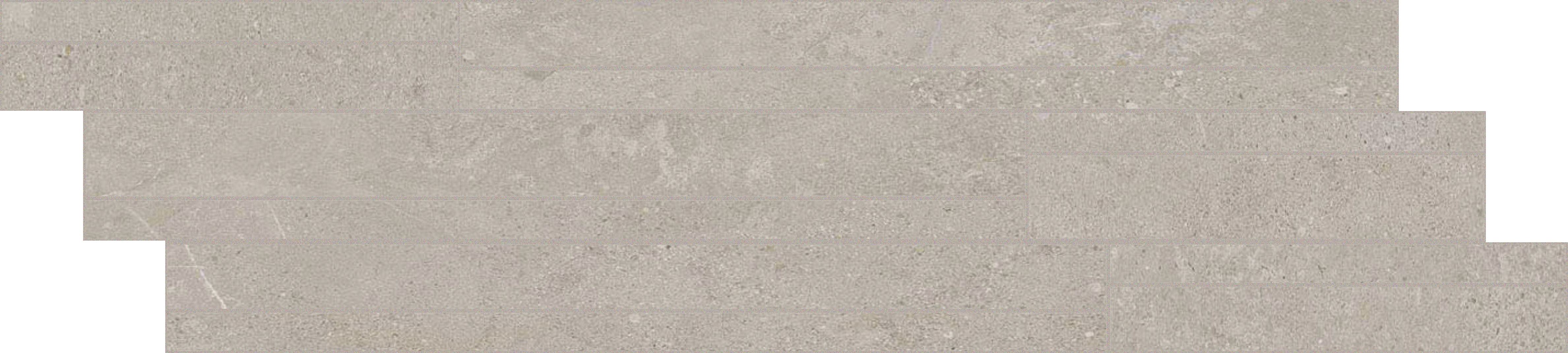 Bodenfliese,Wandfliese Florim Elemental Stone Of Cerim Grey Limestone Naturale – Lucido Grey Limestone 767038 natur glaenzend 15x60cm Modul Bordüre Sfalsato Mix rektifiziert 9mm