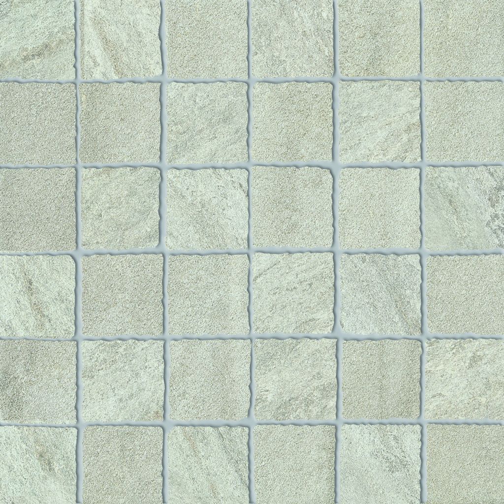 Ermes Aurelia Quartz Stone Grey Satinato Grey PF00013361 satiniert 30x30cm Mosaik 5x5 9mm