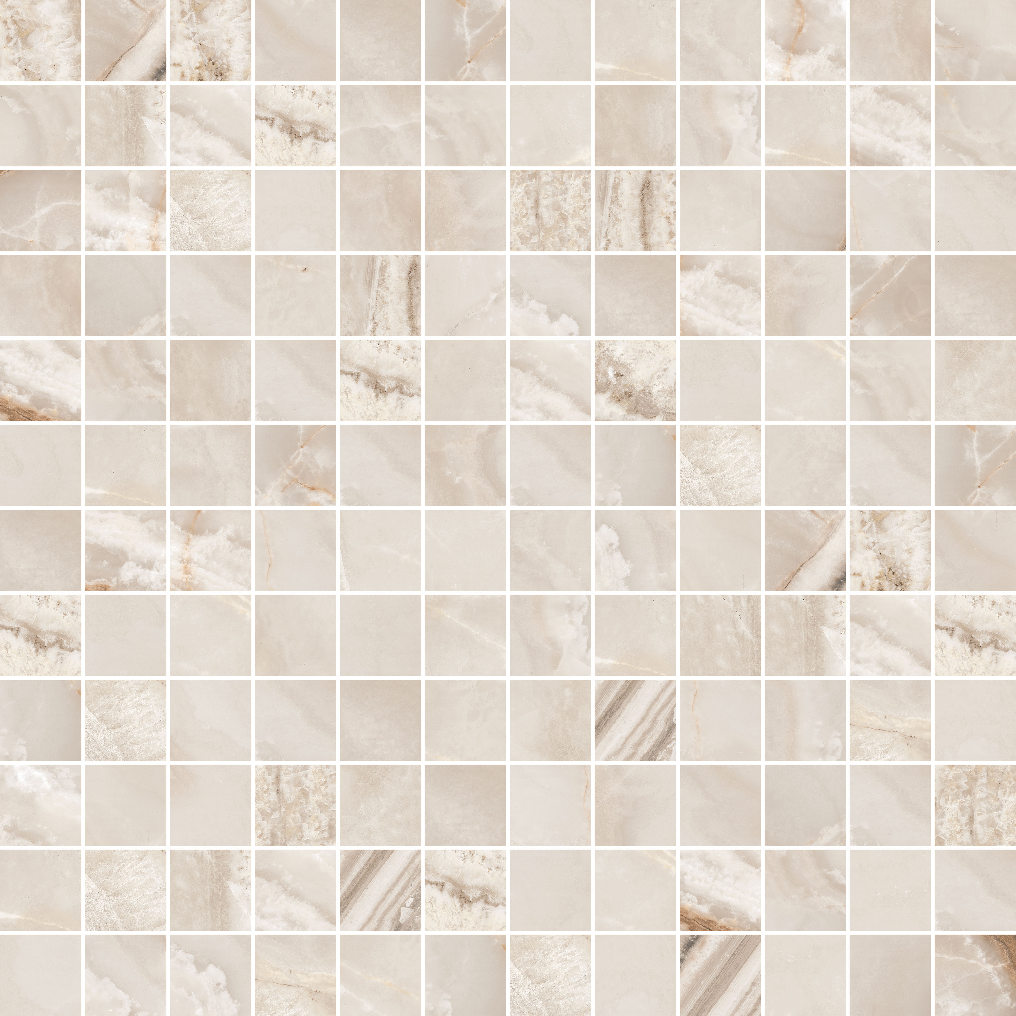 Flaviker Supreme Onyx Prestige Antiqued Onyx Prestige SPMP341 antiquiert 30x30cm Mosaik 5x5 rektifiziert 8,5mm