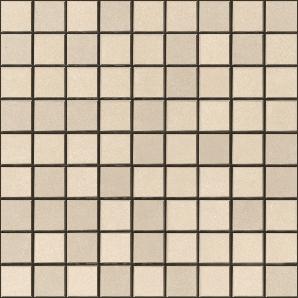 Imola Micron 2.0 Almond Levigato Flat Matt + Glossy Mosaic 162746 30x30cm 10,5mm - MK.M2.0 30AL