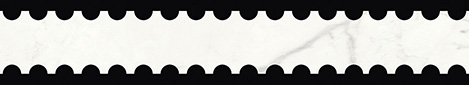 Bodenfliese Villeroy & Boch Victorian White Perforated Glossy White Perforated 1425-MKB5 glaenzend 7,5x40cm Bordüre rektifiziert 10mm