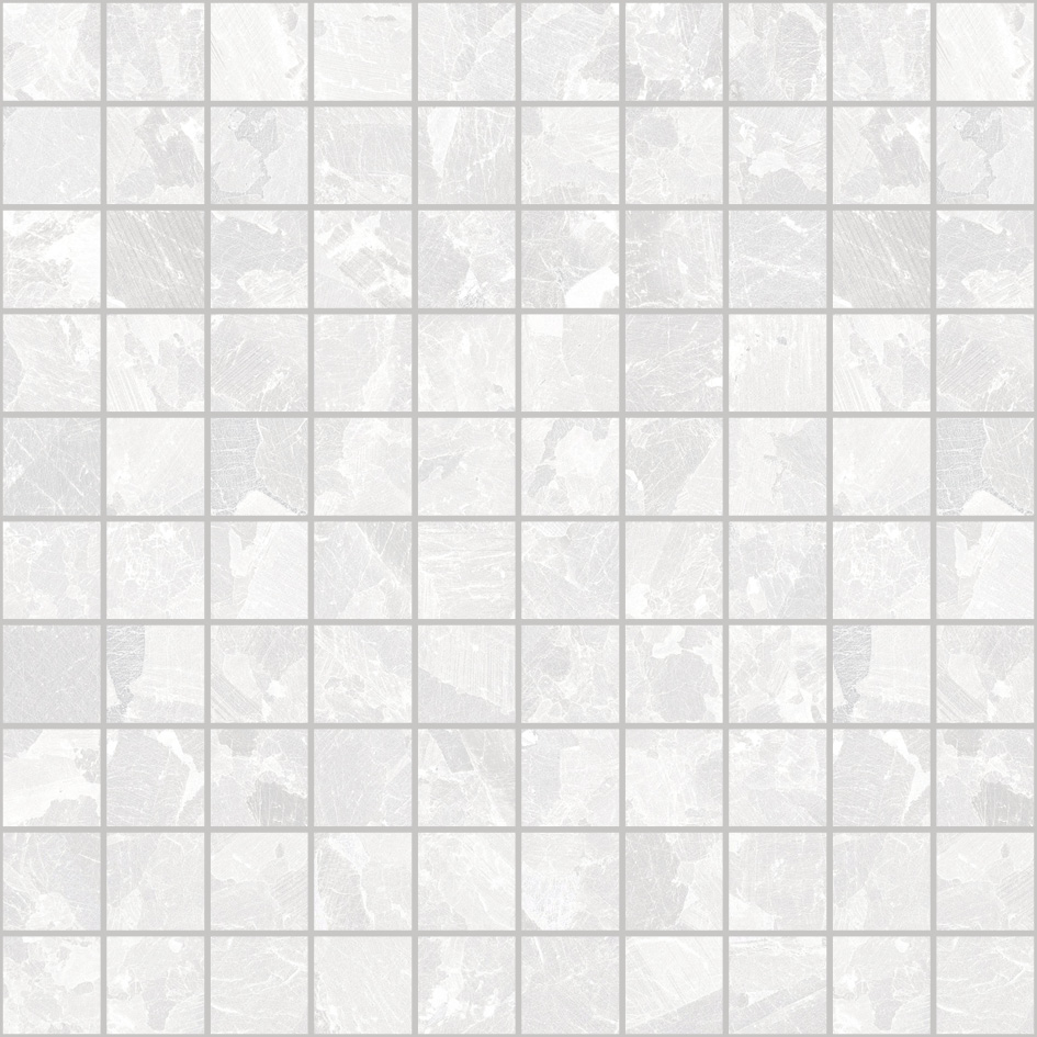 41zero42 Solo White Naturale White 4100545 natur 30x30cm Mosaik rektifiziert 10mm