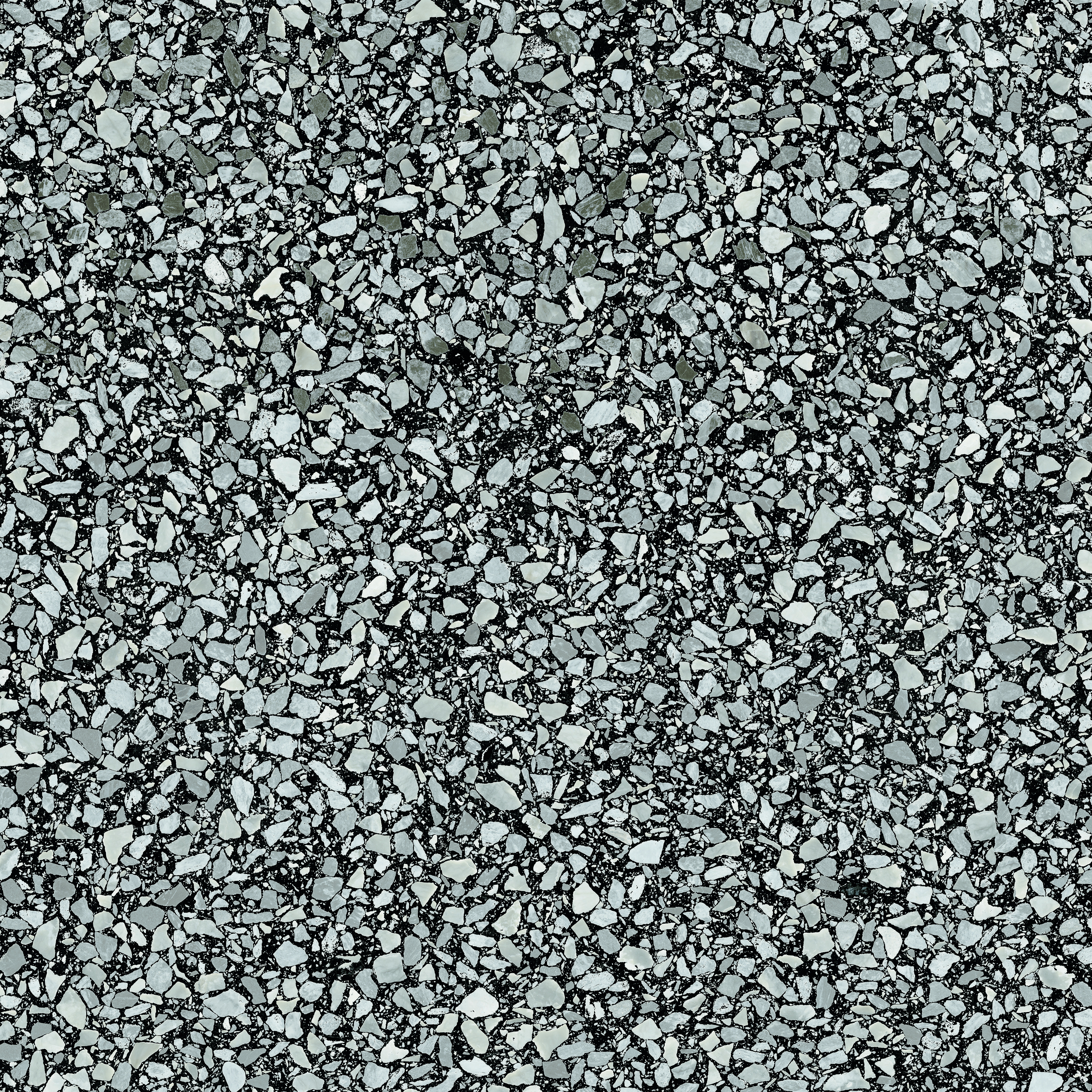 Bodenfliese,Wandfliese Casalgrande Padana Terrazzo Black Naturale – Matt Black 12570032 natur matt 75,5x75,5cm rektifiziert 10mm