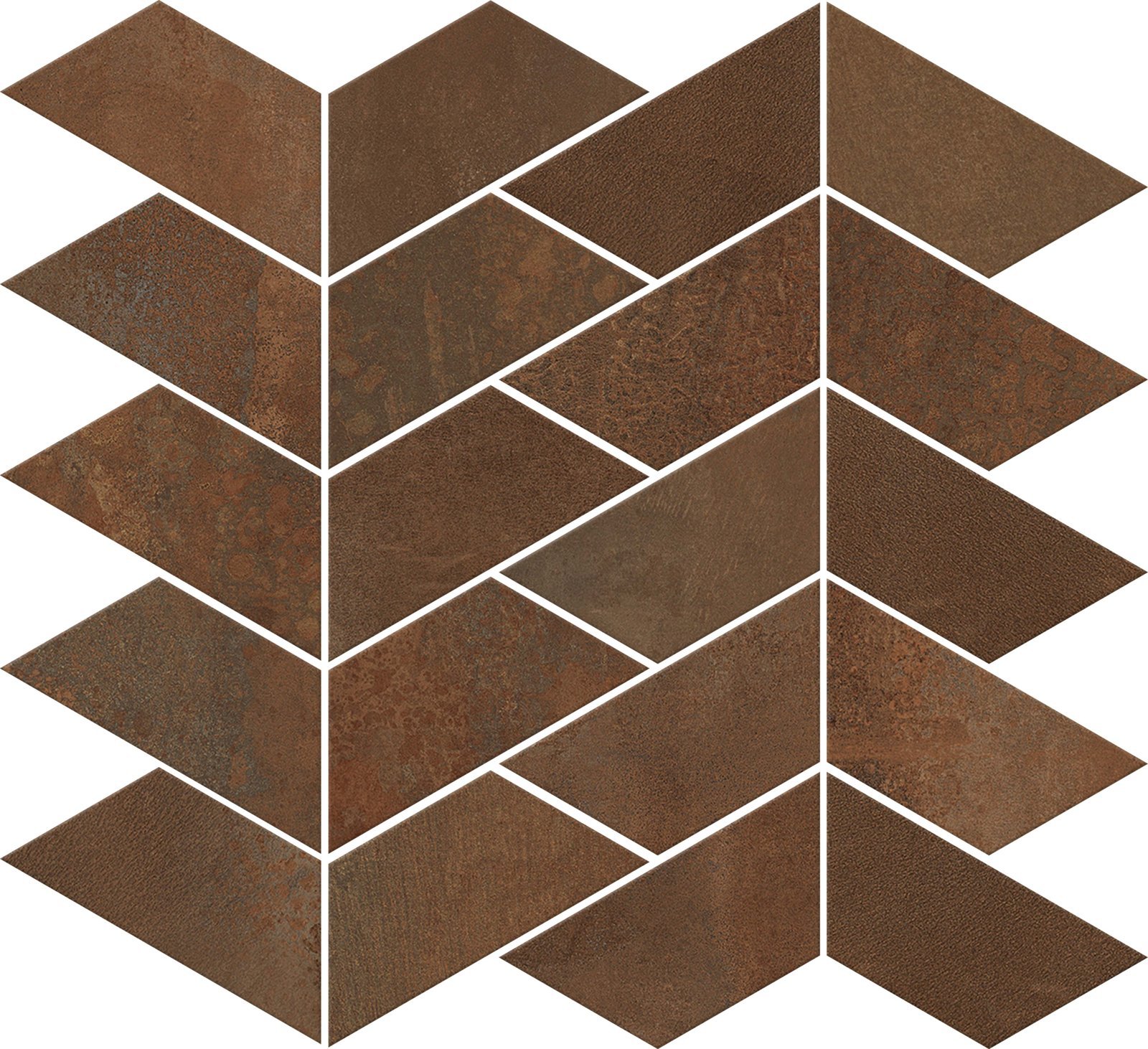 ABK Interno9 Wide Rust Naturale Rust PF60000961 natur 29x30cm Mosaik Versus rektifiziert 7mm