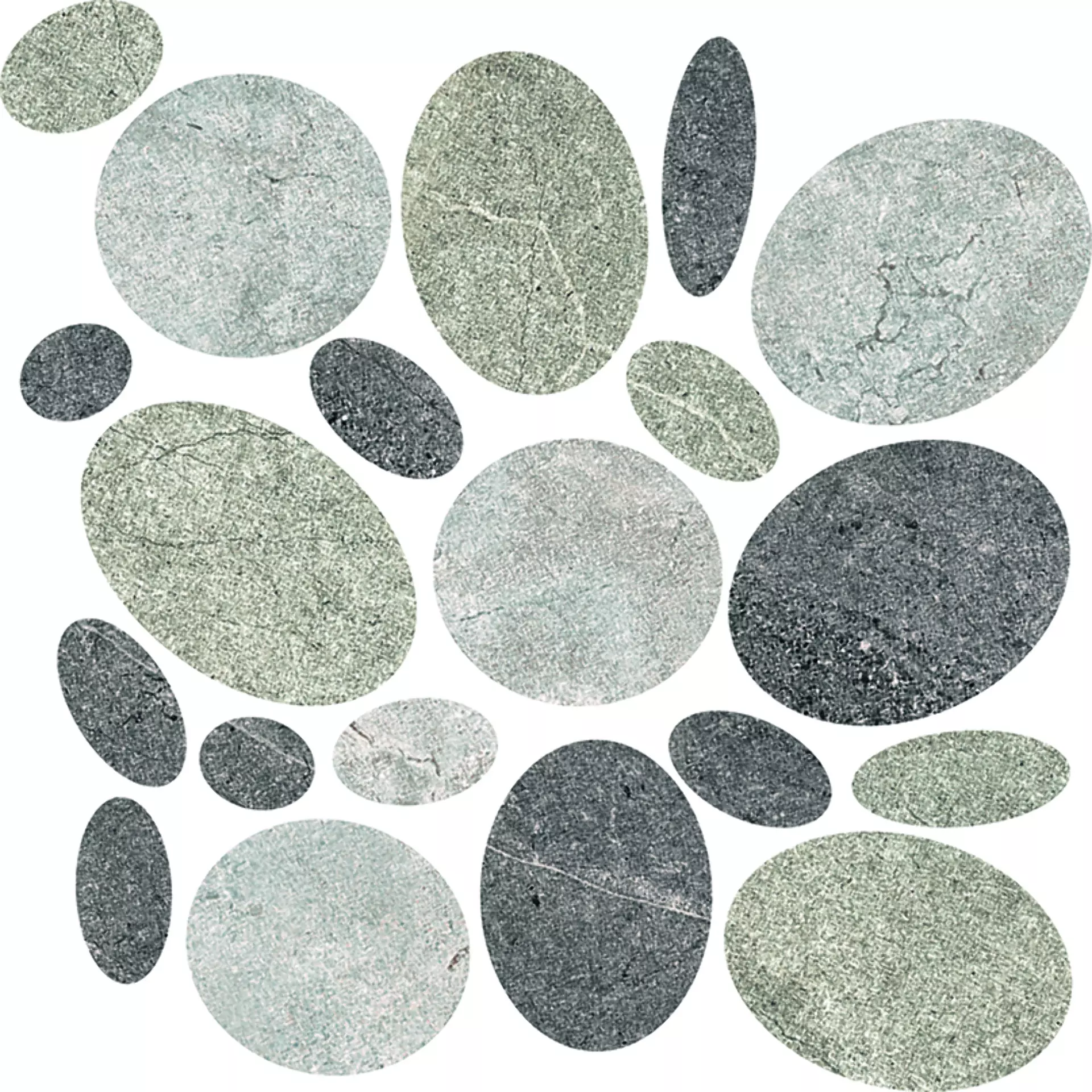 Novabell Aspen Scuro Naturale Mosaic Sassi Mix APN721N 30x30cm