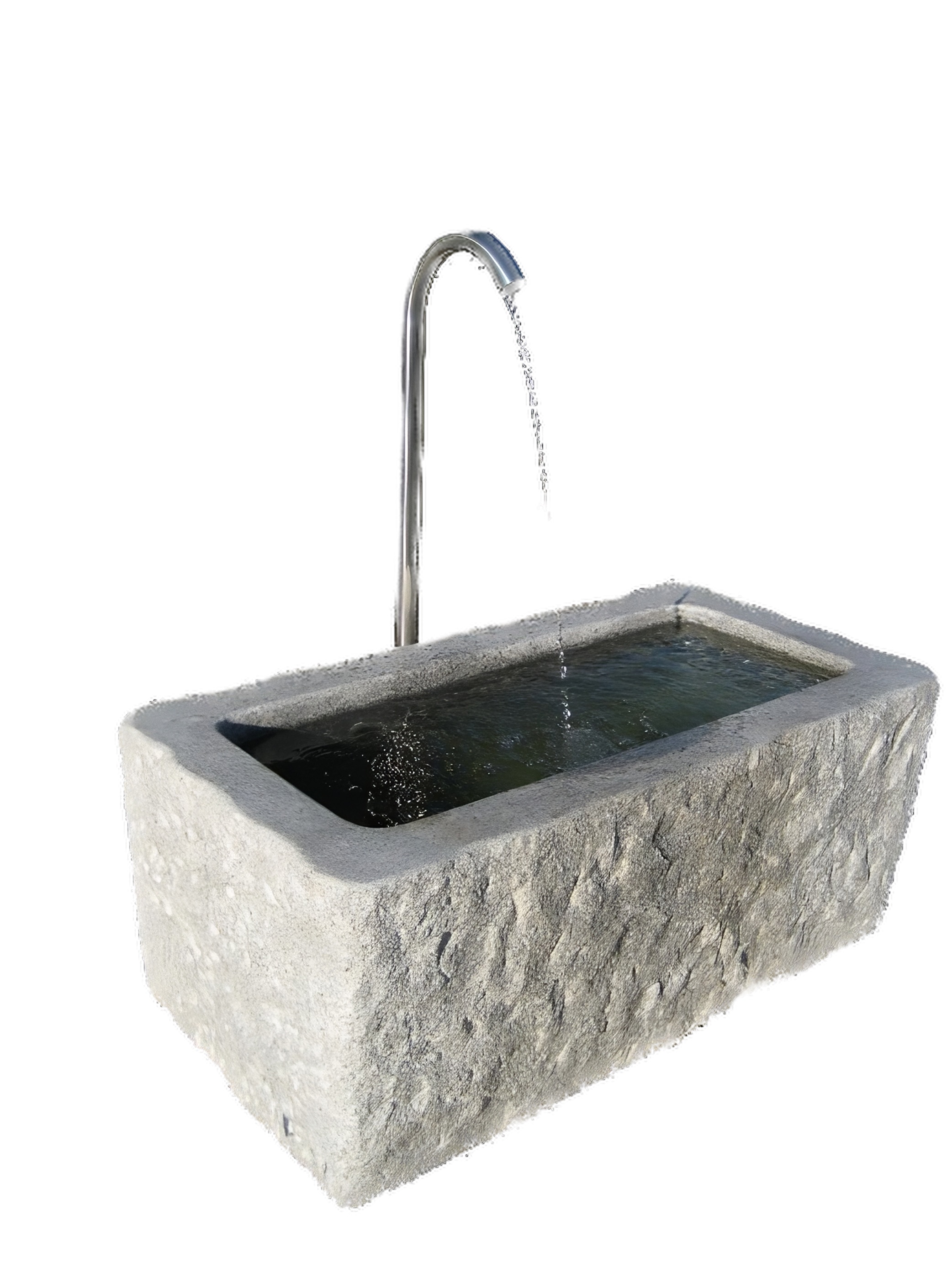 Natural Stone Fountain Grey Granit A5 75x135x50cm
