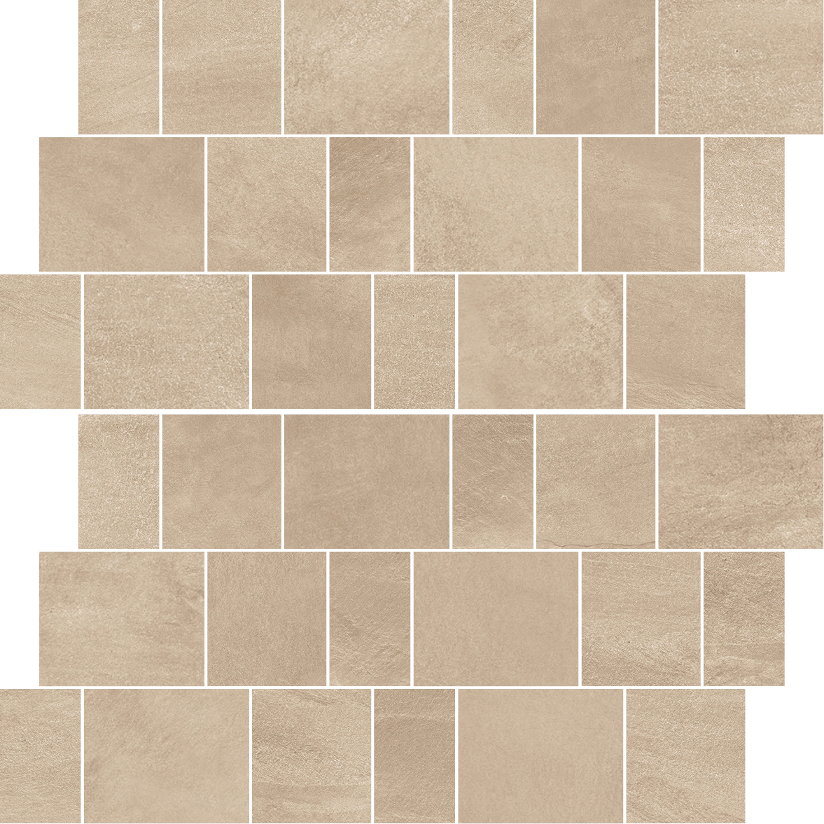 Gardenia Orchidea Sabbia Naturale Mosaic Muretto G0054432 40x40cm rectified 10,5mm