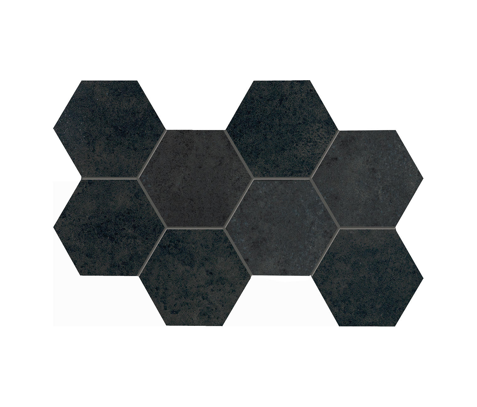 Provenza Vulcanika Raku Nero Naturale Decor Kaptur EFQ2 30x60cm rectified 9,5mm