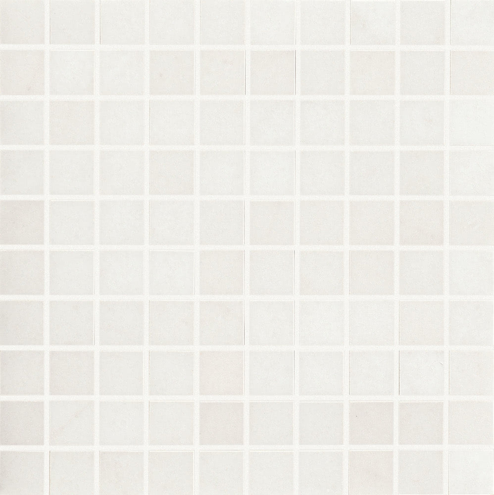 Lea Dreaming Crystal White Lux Crystal White LG9ETM0 glaenzend 30x30cm Mosaik Basic rektifiziert 9,5mm