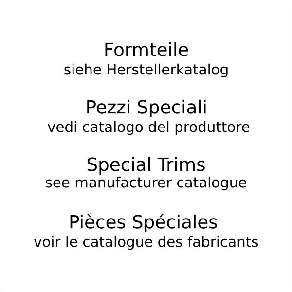 FLORIM Luxury Design Pezzi Speciali Sp.20 Matt – Naturale Stair plate Doppio Toro 759186 30x60cm 20mm