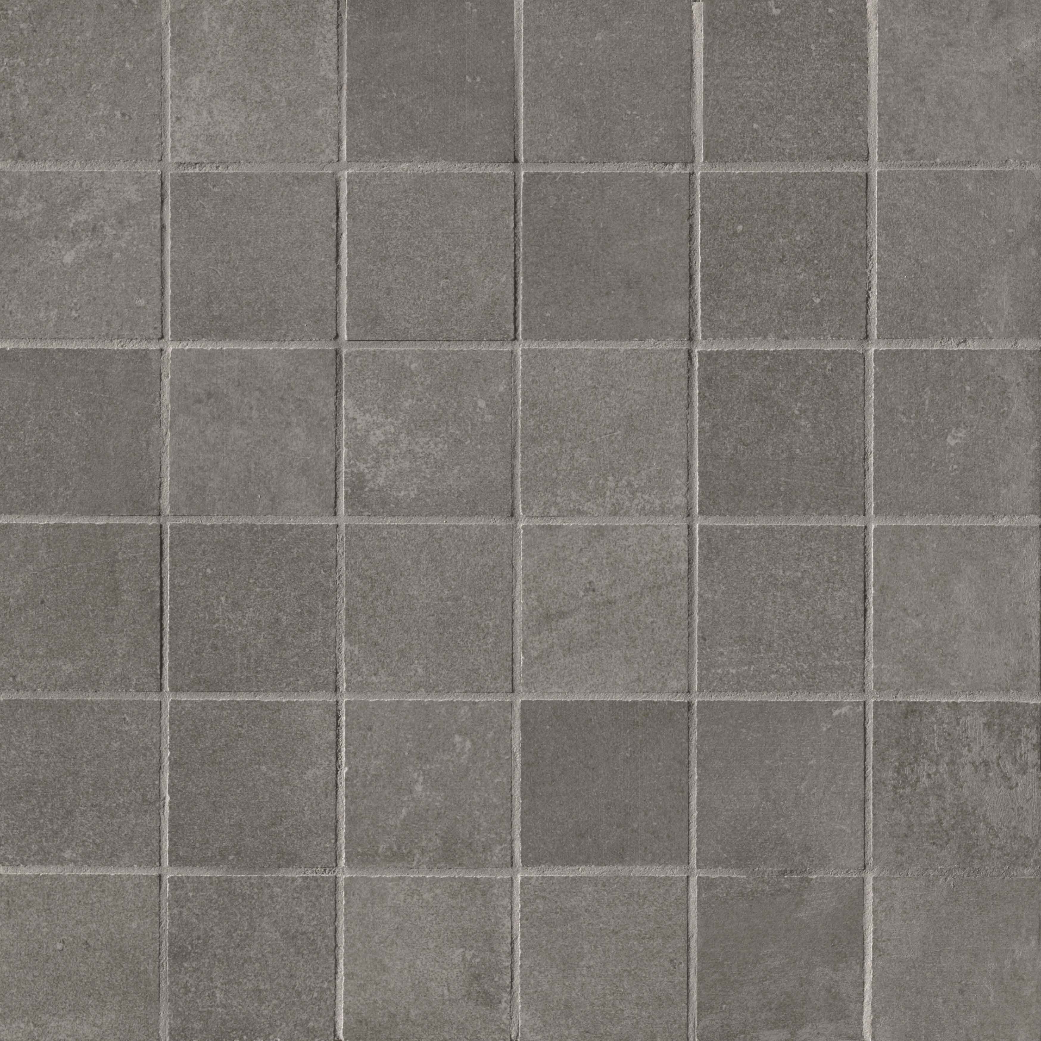 Flaviker Urban Concrete Night Naturale Mosaic 5x5 UCMO901 30x30cm rectified 8,5mm